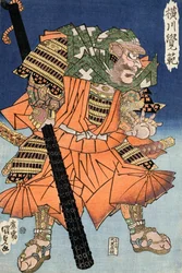 Le moine guerrier Yokogawa Kakuhan, pub. 1830